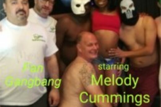 Melody Cummings Fan Gangbang
