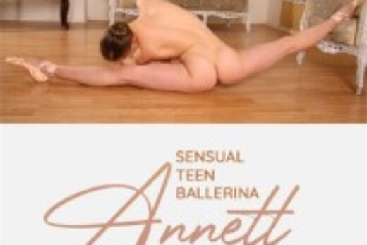 Sensual Teen Ballerina Annett a Nude on the Wooden Floor