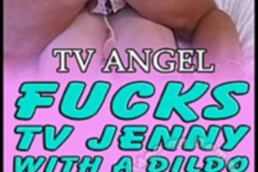 TV Angel Fucks TV Jenny With A Dildo