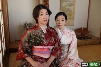 Yuriko Hosaka Shoko Takashima – Threesome in Kimono 2024